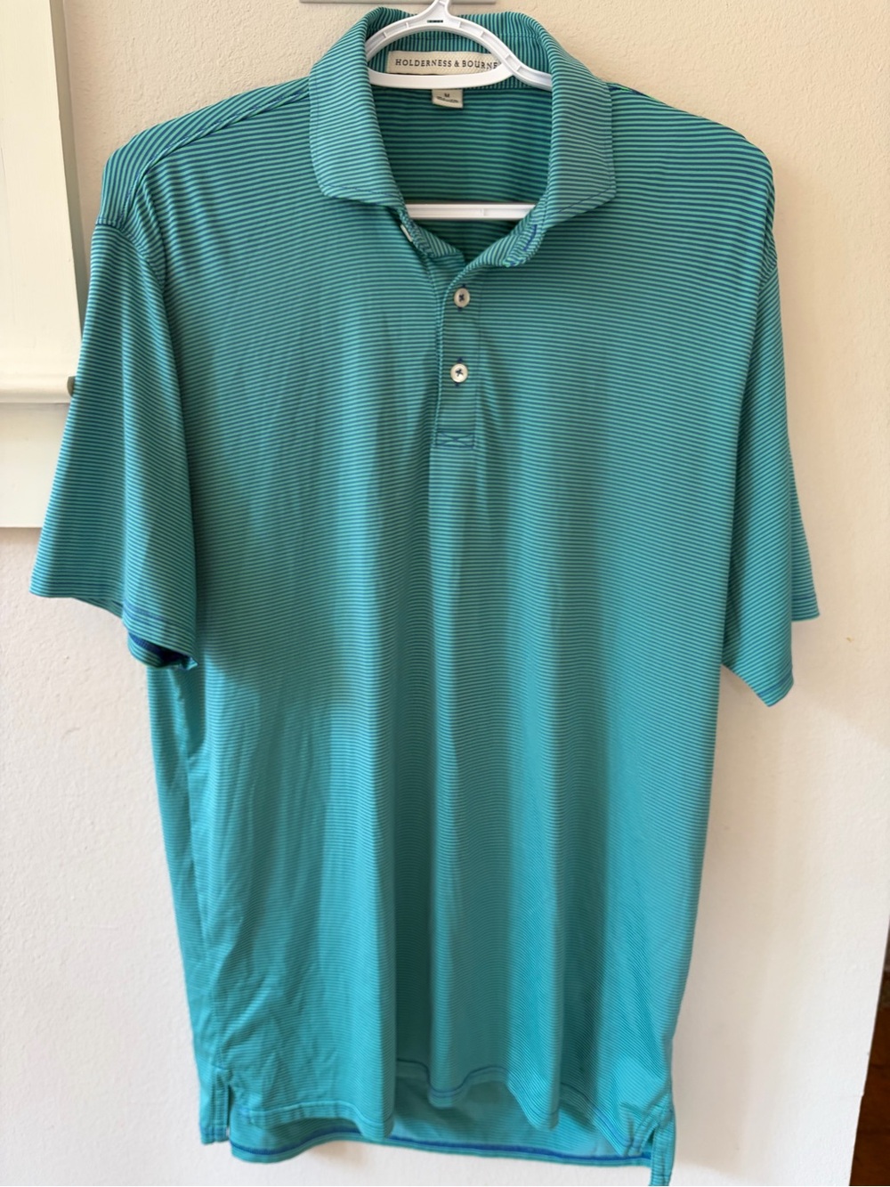 Men's Light Blue Performance Polo Shirt